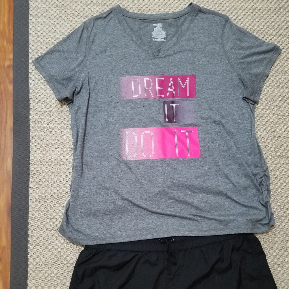 Danskin Now Active Graphic Loose Fitting Tee!
